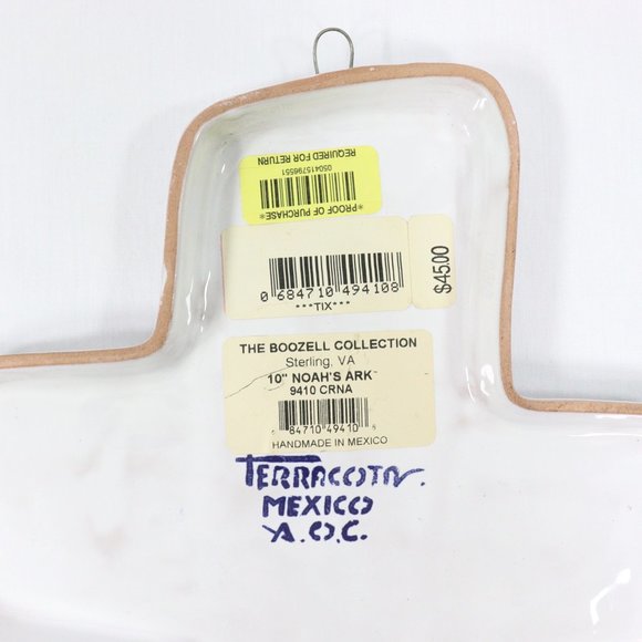 Noah's Ark Nursery Cross Boozell Collection Baby Terracota Mexico Hand Painted - Picture 6 of 11